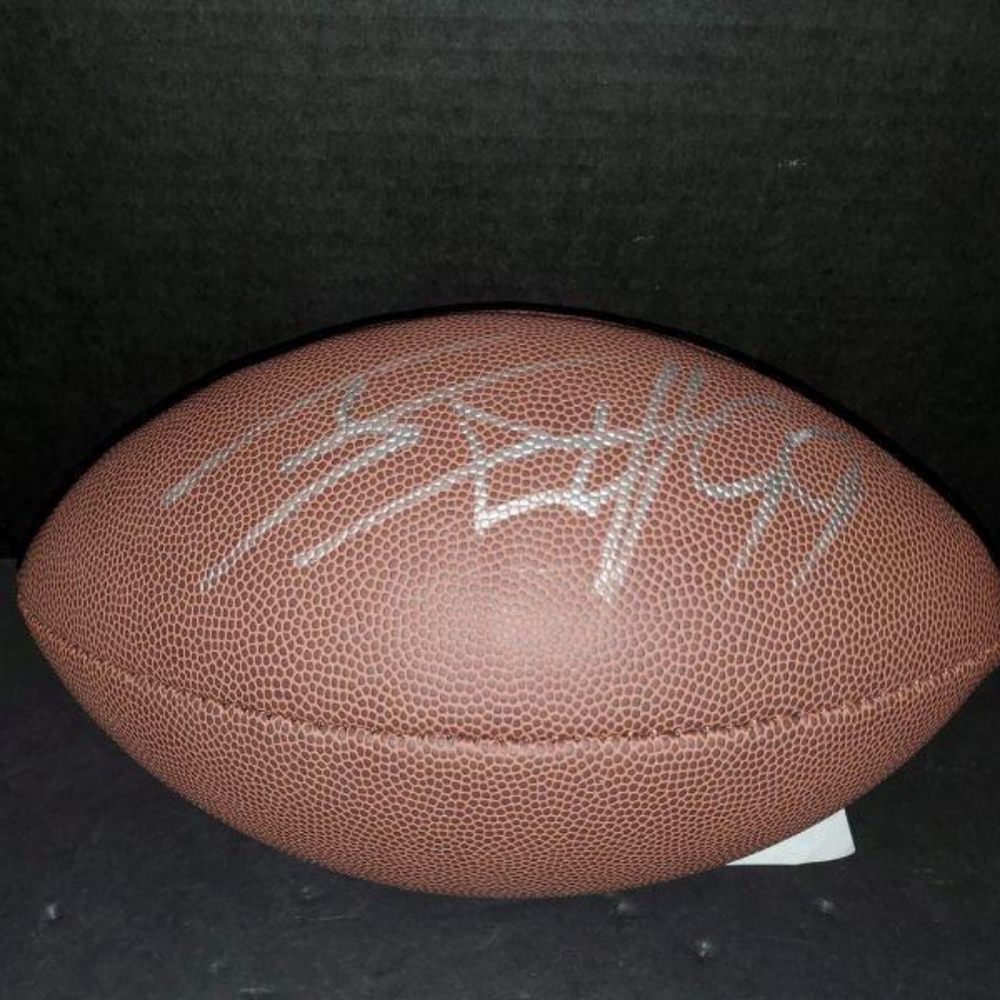J.J. Watt Autographed Signed Football GA Authentic